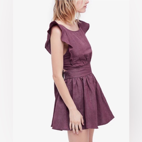 FREE PEOPLE ERIN MINI RUFFLE DRESS - Picture 11 of 11